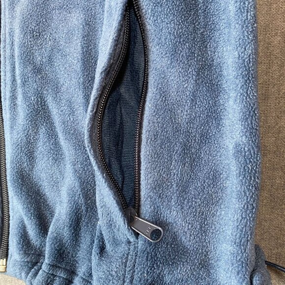 Columbia Full-Zip Blue Fleece Jacket Womens XL Polyester Lightweight Outerwear - Picture 9 of 11